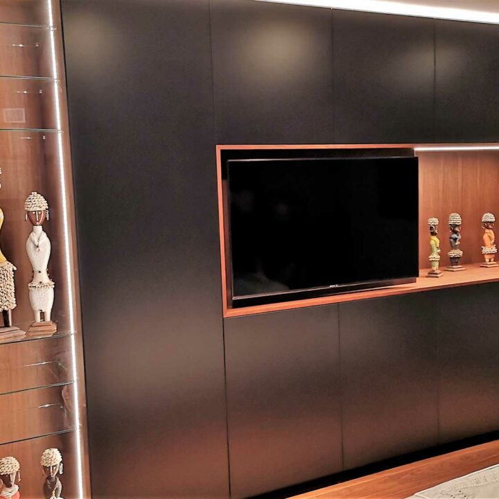 Dressing sur mesure en bois Afzélia